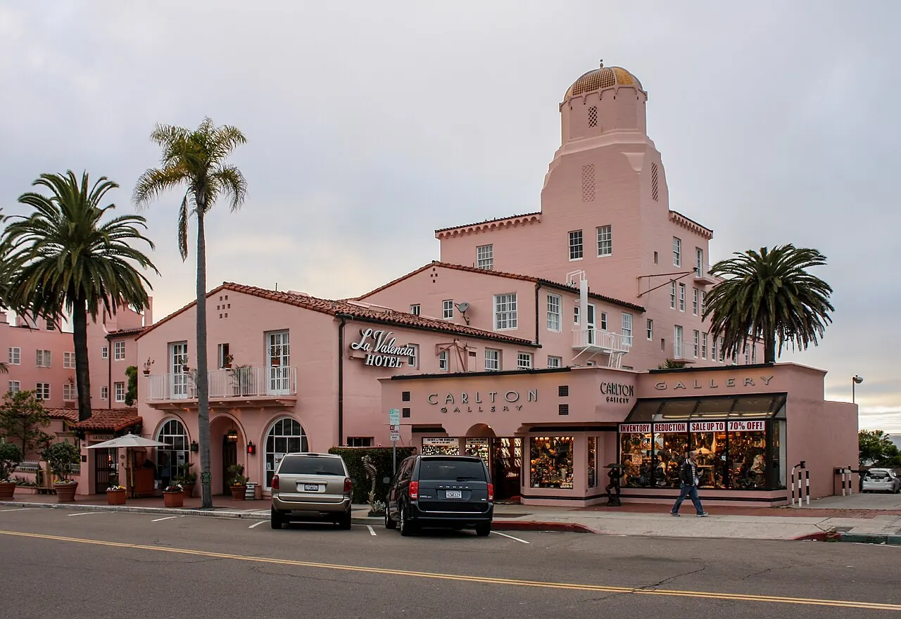 La Valencia Hotel in La Jolla